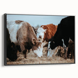 Farmhouse Cattle Wall Art – Rustic Country Style Decor for Home