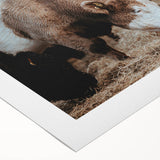 Farmhouse Cattle Wall Art – Rustic Country Style Decor for Home