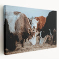 Farmhouse Cattle Wall Art – Rustic Country Style Decor for Home