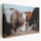 Farmhouse Cattle Wall Art – Rustic Country Style Decor for Home