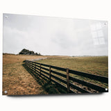 Open Fields Farmhouse Wall Art – Rustic Country Landscape Decor