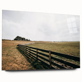 Open Fields Farmhouse Wall Art – Rustic Country Landscape Decor
