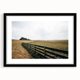 Open Fields Farmhouse Wall Art – Rustic Country Landscape Decor
