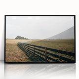 Open Fields Farmhouse Wall Art – Rustic Country Landscape Decor