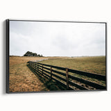 Open Fields Farmhouse Wall Art – Rustic Country Landscape Decor
