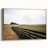 Open Fields Farmhouse Wall Art – Rustic Country Landscape Decor