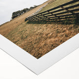 Open Fields Farmhouse Wall Art – Rustic Country Landscape Decor