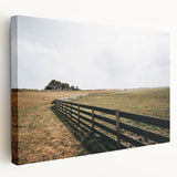 Open Fields Farmhouse Wall Art – Rustic Country Landscape Decor