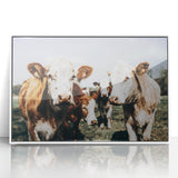Farmhouse Cows Wall Art – Rustic Country Style Decor for Home