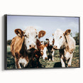 Farmhouse Cows Wall Art – Rustic Country Style Decor for Home