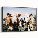 Farmhouse Cows Wall Art – Rustic Country Style Decor for Home