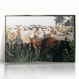 Farmhouse Sheep Wall Art – Rustic Country Style Decor for Home