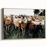 Farmhouse Sheep Wall Art – Rustic Country Style Decor for Home