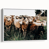 Farmhouse Sheep Wall Art – Rustic Country Style Decor for Home