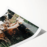 Farmhouse Sheep Wall Art – Rustic Country Style Decor for Home