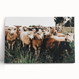 Farmhouse Sheep Wall Art – Rustic Country Style Decor for Home
