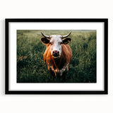 Farmhouse Cow Wall Art – Rustic Country Style Decor for Home