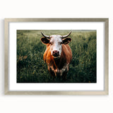 Farmhouse Cow Wall Art – Rustic Country Style Decor for Home