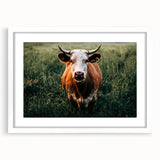 Farmhouse Cow Wall Art – Rustic Country Style Decor for Home