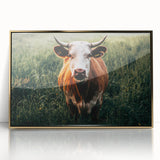 Farmhouse Cow Wall Art – Rustic Country Style Decor for Home