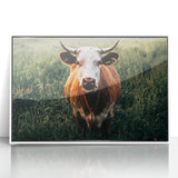 Farmhouse Cow Wall Art – Rustic Country Style Decor for Home