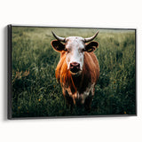 Farmhouse Cow Wall Art – Rustic Country Style Decor for Home