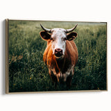 Farmhouse Cow Wall Art – Rustic Country Style Decor for Home