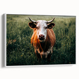 Farmhouse Cow Wall Art – Rustic Country Style Decor for Home