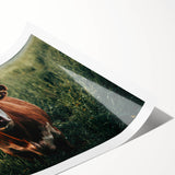 Farmhouse Cow Wall Art – Rustic Country Style Decor for Home