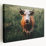 Farmhouse Cow Wall Art – Rustic Country Style Decor for Home