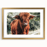 Rustic Highland Cow Wall Art – Farmhouse Country Style Decor