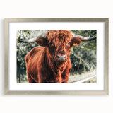 Rustic Highland Cow Wall Art – Farmhouse Country Style Decor