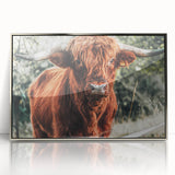 Rustic Highland Cow Wall Art – Farmhouse Country Style Decor