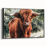 Rustic Highland Cow Wall Art – Farmhouse Country Style Decor