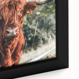Rustic Highland Cow Wall Art – Farmhouse Country Style Decor