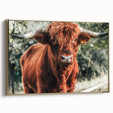 Rustic Highland Cow Wall Art – Farmhouse Country Style Decor