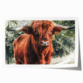 Rustic Highland Cow Wall Art – Farmhouse Country Style Decor