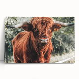 Rustic Highland Cow Wall Art – Farmhouse Country Style Decor