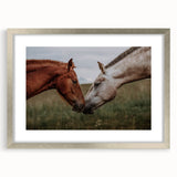 Rustic Horses Wall Art – Farmhouse Country Style Decor for Home