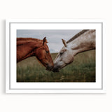Rustic Horses Wall Art – Farmhouse Country Style Decor for Home