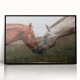 Rustic Horses Wall Art – Farmhouse Country Style Decor for Home