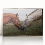 Rustic Horses Wall Art – Farmhouse Country Style Decor for Home