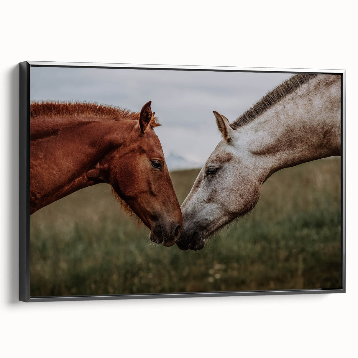 Rustic Horses Wall Art – Farmhouse Country Style Decor for Home