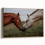 Rustic Horses Wall Art – Farmhouse Country Style Decor for Home