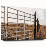 Farmhouse Gate Wall Art – Rustic Country Style Decor for Home