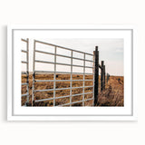 Farmhouse Gate Wall Art – Rustic Country Style Decor for Home