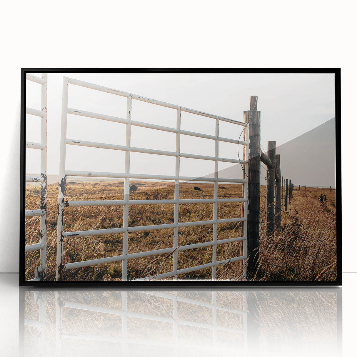 Farmhouse Gate Wall Art – Rustic Country Style Decor for Home