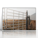 Farmhouse Gate Wall Art – Rustic Country Style Decor for Home