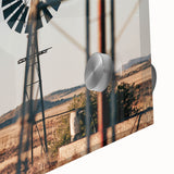 Farmhouse Windmill Wall Art – Rustic Country Style Decor for Home