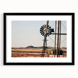 Farmhouse Windmill Wall Art – Rustic Country Style Decor for Home